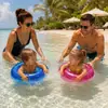 Flotador de natación personalizable con lentejuelas brillantes, un potenciador de ambiente para fotos, disponible en múltiples colores, flotador de natación de juguete inflable