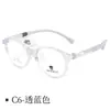 Armazón para Gafas de Miopía Redondo Ultraligero Tr90 para Jóvenes Estudiantes Niños Armazón de Gafas Protectoras de Moda Mg62209