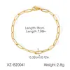 Pulseira Europeia e Americana Estilo Ins Transfronteiriço Ouro 18K Aço Inoxidável Luxo Acessível Pulseira de Aço Titânio de Alta Qualidade Corrente Cubana Artesanal Feminina