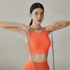 Sutiã Esportivo Peça Única para Mulheres, à Prova de Choque e Anti-Queda, Conjunto de Shorts de Yoga Estilo Colete de Absorção de Choque de Alta Intensidade para Corrida
