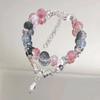 Pulsera de Mariposa Estilo Pintura a Tinta de Jiangnan, Soñadora y Mística, Moderna y Creativa, Pulsera de Amistad de Alto Valor para Estudiantes, Joyería Unisex