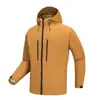 Jaqueta com Capuz Estilo Novo para Homens, Corta-vento Masculino Moderno e Tendência, Jaqueta Masculina de Primavera e Outono, Casaco Impermeável e à Prova de Vento