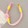 Novo Chaveiro de Corda Trançada Colorida para Mão Capa de Celular Cordão Acessórios Decorativos para Mochila Acessórios de Vestuário Pingente Venda por Atacado