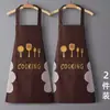 Nuevo delantal de cocina para el hogar impermeable a prueba de aceite moderno lindo ropa de trabajo para hombres y mujeres delantal de cocina delantal de cintura personalizado
