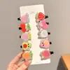 Pinza para Flequillo Infantil, Herramienta para Peinar el Cabello, Pinza de Felpa para Niñas de Principios de Primavera, Pasador de Moño para Bebé, Accesorio para el Cabello