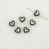 Aleación Aceite Gotas Cuentas de Amor Agujero Pasante Color de Contraste Cuentas de Amor DIY Accesorios para Joyería Hecha a Mano Colgante de Bolsa Material para Pulsera