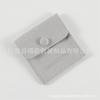 Bolsa de microfibra para joyería, bolsa con cierre lateral para guardar collares, anillos y pendientes, mini bolsa antipolvo, venta al por mayor