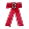Venta caliente europea y americana todo partido corsage tela de diamante broche de lazo corbata de lazo ebay Amazon AliExpress