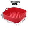 Bandeja de Silicona para Freidora de Aire Bandeja de Horneado de Silicona Cuadrada Horno de Microondas Bandeja para Asar Pollo Esterilla de Horneado Cuadrada Venta al por Mayor