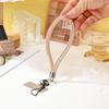 Correa de Muñeca para Teléfono con Pedrería al por Mayor Transfronteriza para Mujeres, Accesorio de Mano Estilo Ins, Cadena Corta para Teléfono, Comercio Exterior