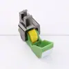 Calcador de Plástico Teflon em Formato de Barco com Base Plana, para Materiais Grossos e Finos, Roupas de Algodão e Costura de Colchas