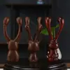 Palo de Rosewood para Raspar la Nariz Conejo Vaca Ciervo Masajeador Picazón Mandíbula Presión Sien Punto de Acupuntura Regalo para Madre y Personas Mayores