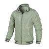Jaqueta Transfronteiriça Primavera e Outono Nova Masculina Europeia e Americana Comércio Exterior Jaqueta Esportiva Casual Tendência bomber Aviador Basebol Terno