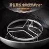 Grade de Cozimento a Vapor Triangular Isolante Térmico de Aço Inoxidável Espessado para Uso Doméstico, Suporte de Panela de Aço Inoxidável para Cozinha, Grade Interna de Cozimento a Vapor