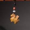 Boa Sorte no Ano do Cavalo: Presente Cavalo de Balanço, Fique Rico Imediatamente, Pingente de Carro, Escultura Atratora de Riqueza, Pingente de Bolsa, Ornamento de Mesa