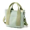Bolsa de Lona para Mujer de Gran Capacidad Bolsa para el Almuerzo Bolso de Mano para Oficinista Bolsa para Fiambrera Múltiples Compartimentos Bolsillo con Solapa Bolso de Hombro para Pantalones Mamá Venta al por Mayor
