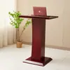 Podio de Madera Maciza, Plataforma para Discursos, Podio para Presentador, Mesa de Bienvenida y Consulta, Escritorio de Guía de Compras, Mesa de Juramento, Podio para Salón de Conferencias