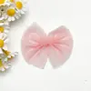 Laço de pérolas em formato de coração de rede, acessórios de cabelo DIY feitos à mão, roupas, sapatos, chapéus, bolsas, acessórios e materiais de decoração para roupas de boneca