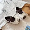 Zapatos de Princesa para Niñas Moda 2026 Primavera y Otoño Elegantes y Modernos Zapatos Pequeños de Cuero para Niños Mocasines de Suela Suave Zapatos Individuales Antideslizantes Zapatos de Rendimiento