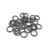 100 Anillos O múltiples tamaños anillo abierto anillo simple anillo de hierro anillo de conexión Accesorios para joyería DIY