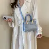 Bolso Cuadrado Pequeño Texturizado de Alta Calidad al por Mayor para Mujer, Nuevo Estilo Verano 2026, Bolso de Hombro Color-Blocking de Lujo Ligero, Bolso Cruzado para Viajes