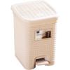 Tengyi Cubo de Basura Cubierto Tipo Pedal Engrosado Estilo Europeo Sala de Estar Hotel Hogar Plástico Basura Cartucho Sanitario 10L/6L