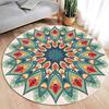 Fabricantes de selección estricta al por mayor de alfombras de piso con estampado de terciopelo de cristal para el hogar, dormitorio, sala de estar, entrada, alfombra de piso de estilo nórdico de terciopelo de cristal