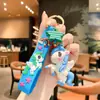 Chaveiro Criativo Fofo Pônei Arco-Íris Desenho Animado Unicórnio Carro Chaveiro Pingente para Homens e Mulheres Pequeno Presente Atacado