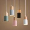 Candeeiro de cabeceira do quarto nórdico, estilo japonês, madeira, moderno criativo, macaron, lustre de madeira maciça, restaurante, bar do quarto, candeeiro