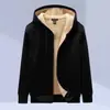 Conjunto de sudadera con capucha de forro polar para exportación de comercio exterior para hombre, con forro polar, pantalones largos casuales baratos, conjunto de dos piezas a prueba de frío y cálido