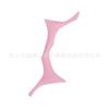 Dispositivo auxiliar de desenho de sobrancelha de silicone, seis em um, ferramenta multifuncional para modelagem de sobrancelhas para iniciantes, ferramenta de beleza para iniciantes