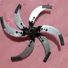 Martelo Elétrico Furadeira Elétrica Transformado em Cortador de Legumes Cortador de Grama Lâmina Especial Espessada Base com 6 Suportes de Ferramenta Rolamento Eixo Redondo Haste