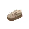 Versión de cuero suave~Zapatos Birkenstock para mujer, nuevo modelo invierno 2026, zapatos Birkenstock de felpa, zapatos cálidos de algodón con aumento interno de altura
