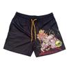 Shorts fitness deportivos transfronterizos poliéster transpirable pantalones americanos cortos de playa pantalones de baloncesto malla
