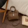 Bolso Elegante Estilo Coreano Bolso Cubo para Mujer 2026 Nuevo Nicho Bolso de Hombro Cruzado de Gama Alta Bolso de Moda para Viajes