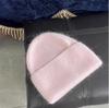 Estilo Coreano Estilo Ins Conejo Blanco Azul Lana Tejida Gorro de Lana para Mujer Todo Fósforo Moldeador de Rostro Gorro Pequeño Montículo Cálido Todo Fósforo