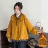 Chaqueta Gruesa Acolchada para Niñas Otoño/Invierno 2026 Nuevo Estilo Cuello de Muñeca Top de Retazos a Cuadros para Niños Medianos y Grandes Ropa de Otoño