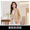 Chaqueta de Traje Delgada Pequeña Talla Grande para Mujer 2025 Verano Nuevo Manga Tres Cuartos Moda Casual Protección Solar Parte Superior de Traje