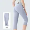 Calças Esportivas de Corrida ao Ar Livre Personalizadas para Mulheres, Leggings de Compressão de Secagem Rápida com Bolsos para Fitness Yoga, Calças Capri