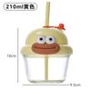 Vaso Mini Dundun Lindo al Por Mayor Vaso de Vidrio Vaso Pequeño para Leche Café para Mujer Valor de Color Alto Vaso Gordito con Popote