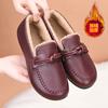 Zapatos de Algodón para Mujer de Invierno, Estilo Nuevo, de Terciopelo, Engrosados, Cómodos, Antideslizantes, Cálidos, para Adultos Mayores, sin Cordones, Suela Suave, Zapatos de Madre para Entrega