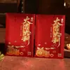 Todos os Melhores Envelopes Vermelhos de Ano Novo de Luxo Tamanho Pequeno Envelopes de Dinheiro da Sorte de Cem Yuan Atacado 2027 Novo Em relevo Lembrancinha de Agradecimento Boa Sorte