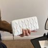 Cartera Larga con Cremallera Nueva Cruz -2024 Línea de Bordado Bolsa Grande para Teléfono Móvil Clutch Monedero de Gran Capacidad Tarjetero