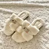 Estilo 'old money' de temperamento gentil~Slippers fofos INS Lu Si para mulheres, calçado de exterior 2026 Outono/Inverno, chinelos de algodão preguiçosos de alta qualidade