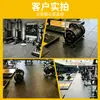 Piso de caucho compuesto para gimnasio, piso de plástico resistente a la humedad, área de mancuernas, piso de caucho deportivo absorbente de impactos y resistente al desgaste