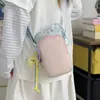 Bolsa pequena color block inspirada em dopamina, novo estilo para mulheres, adequada para o trajeto para o trabalho, atividades ao ar livre, ciclismo, yoga e como bolsa de ombro para carregar garrafas de água