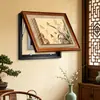 Pintura decorativa para caja de medidor eléctrico, no requiere taladro, con estética de la dinastía Song, cubierta deslizante para interruptor para caja de distribución eléctrica, arte de pared decorativo