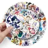 50 Pegatinas de la Versión Q del Juego Onmyoji, Accesorios de Personajes Lindos, Cascos de Coche Pintados de Alta Definición, Pegatinas Guka para DIY