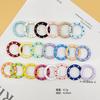 Color pintura hebilla de resorte amor color caramelo anillo de resorte apertura diy joyería llavero accesorios anillo de libro anillo de tarjeta