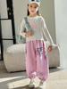 Tutu Elefantito Ropa Infantil Pantalones Casuales para Niñas 2026 Primavera Nuevo Estilo Pantalones de Primavera y Otoño para Niños Mayores Pantalones Deportivos de Chándal